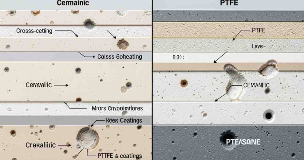 Comparing Durability Ceramic Non Stick vs. PTFE Non Stick
