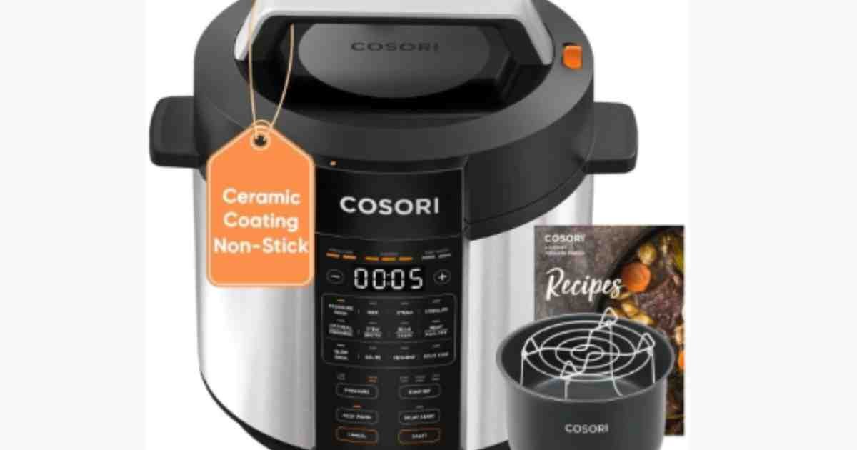 Cosori Pressure Cooker 6QT, Stainless Steel, 9 in 1 Multi[1]