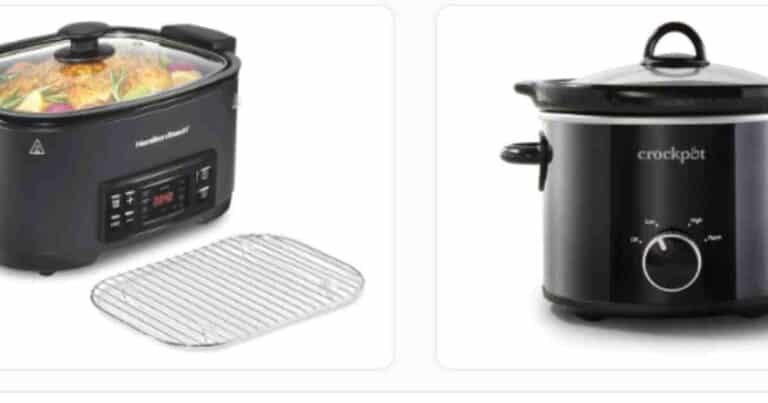 Hamilton Beach 33604 vs Crock Pot 2 Quart Slow Cooker Comparison[1]