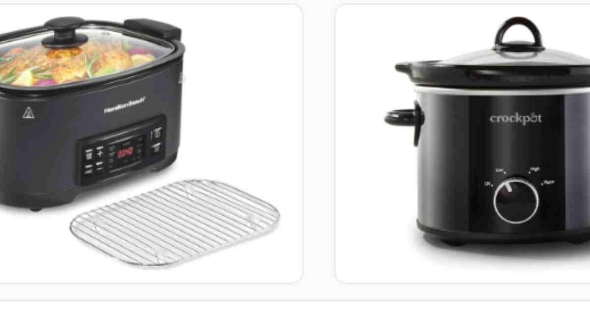 Hamilton Beach 33604 vs Crock Pot 2 Quart Slow Cooker Comparison[1]