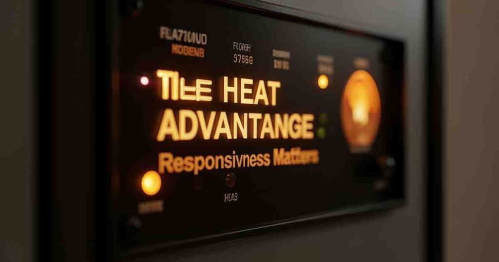The Heat Advantage Responsiveness Matters