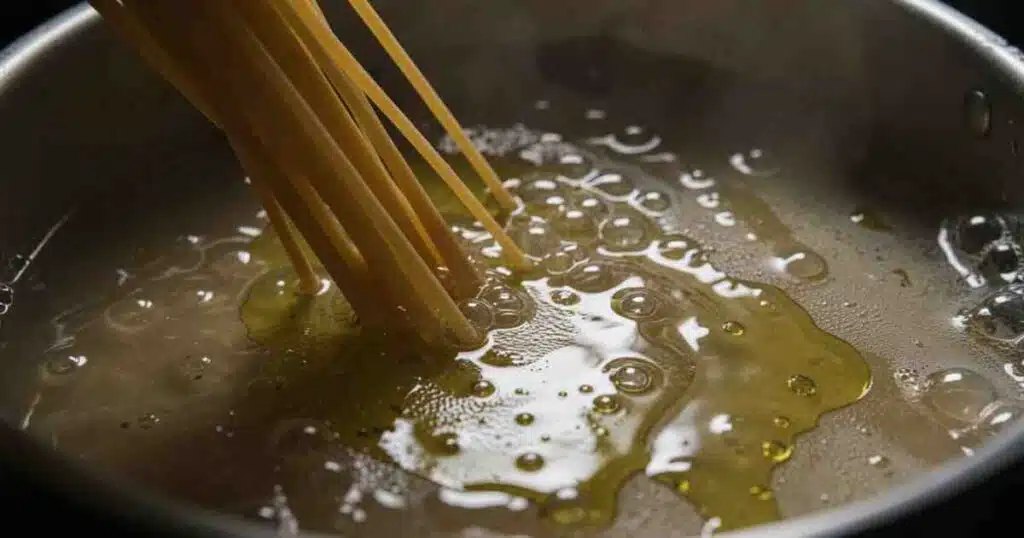 Why Do We Think Oil Helps Pasta Water