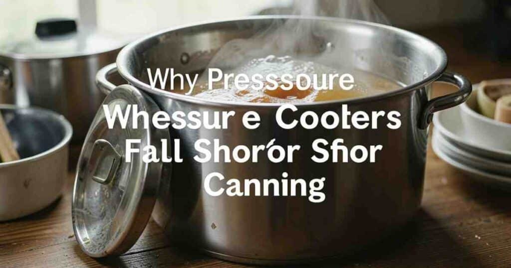 Why Pressure Cookers Fall Short for Canning