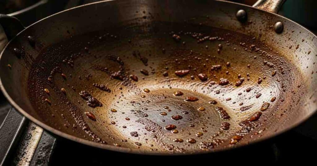 Why Wok Seasoning Goes Sticky