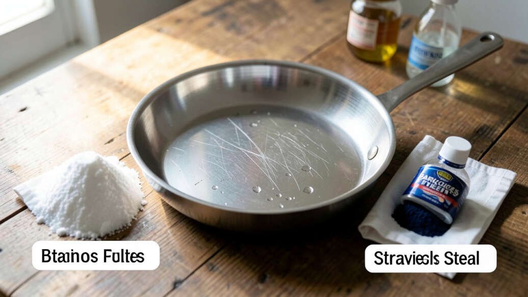 Comparison Table: Baking Soda vs Barkeepers Friend vs Commercial Polish