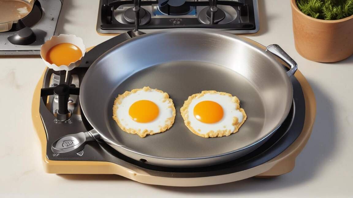 How Heat Distribution Affects Eggs and Pancakes