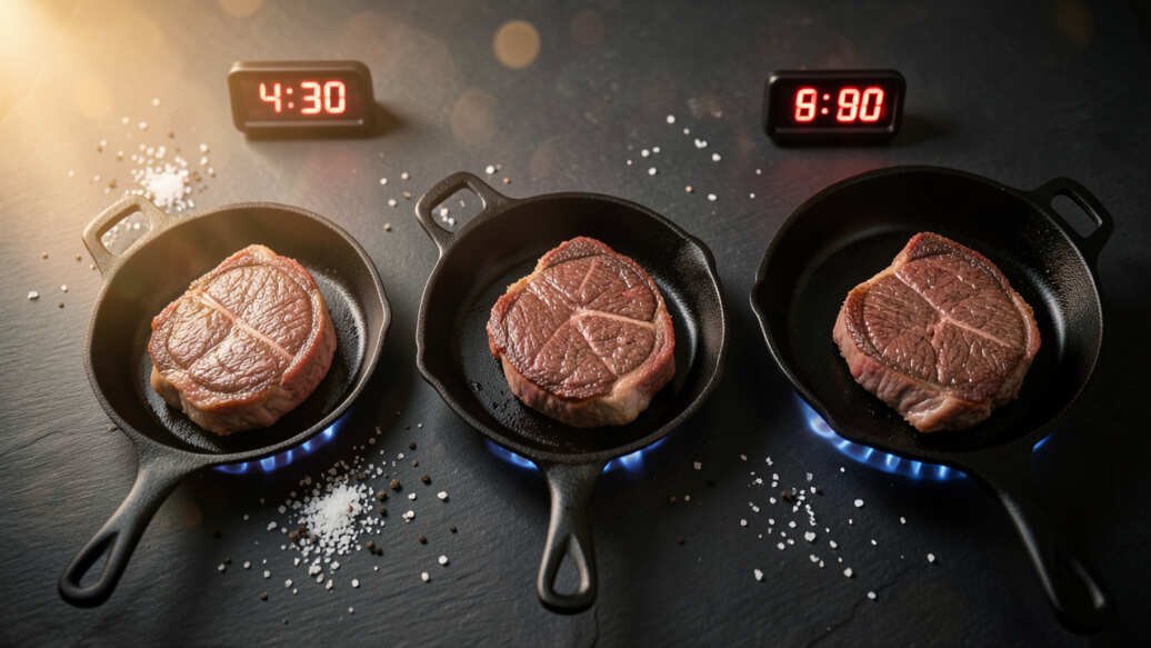 How Pan Diameter Changes Cooking Time For Pan-Seared Meat