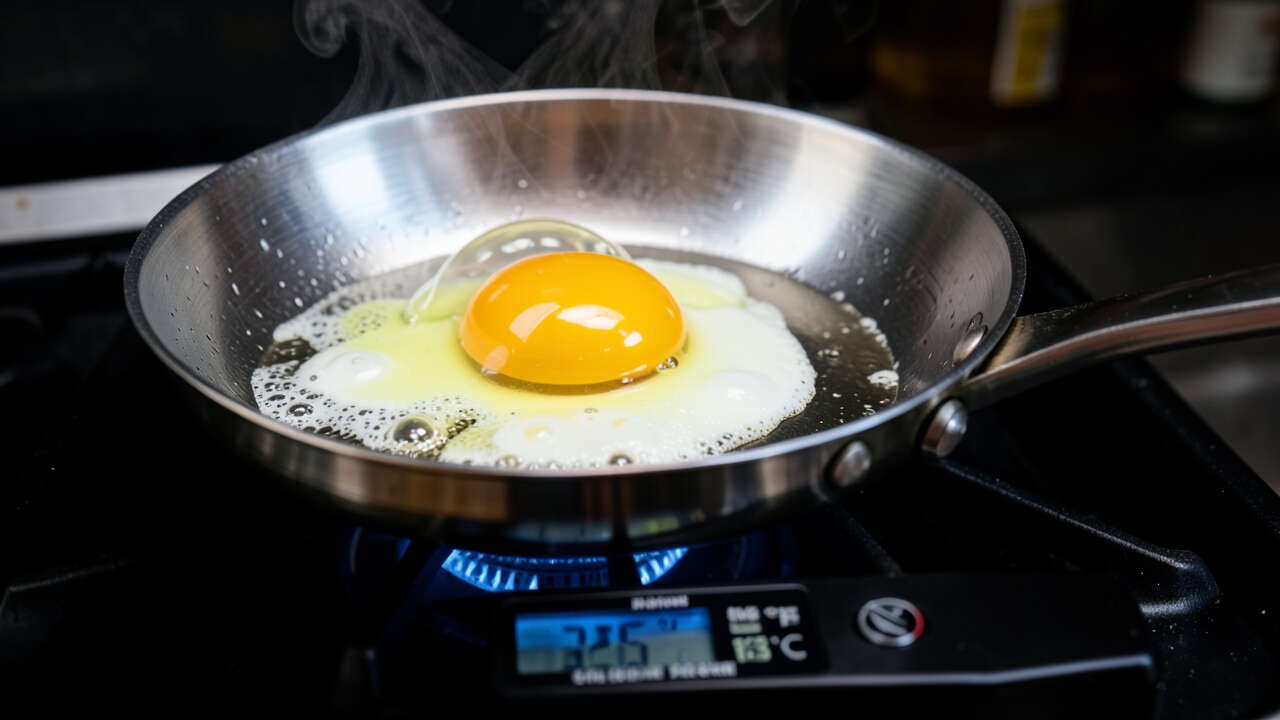 How Pan Temperature Affects Egg Sticking
