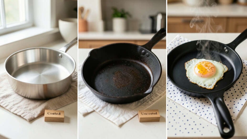 How to Choose Between Coated and Uncoated Pans