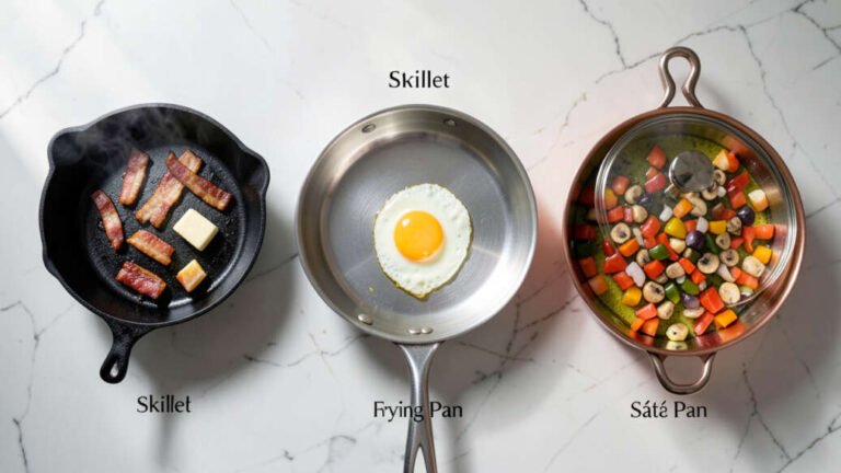 Skillet Vs Frying Pan Vs Sauté Pan: What'S Actually Different