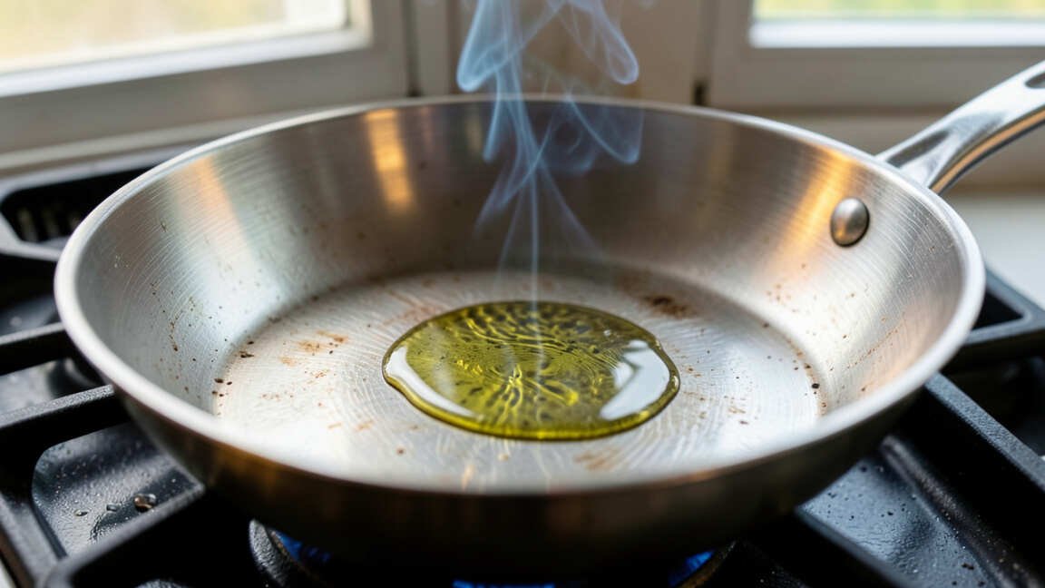 The Oil Test - Watch for Shimmer and Smoke