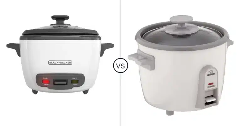 Comparison of BLACK+DECKER 16-Cup and Zojirushi 3 Cup Rice Cooker/Steamer ( White)