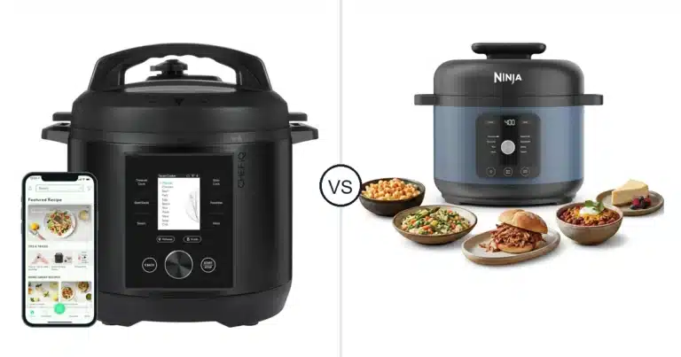 Comparison of CHEF iQ Smart Pressure Cooker and Ninja 1200W