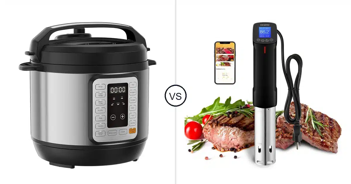 Comparison of Sweetcrispy 16-in-1 and Inkbird WIFI Sous Vide Cooker ISV-100W