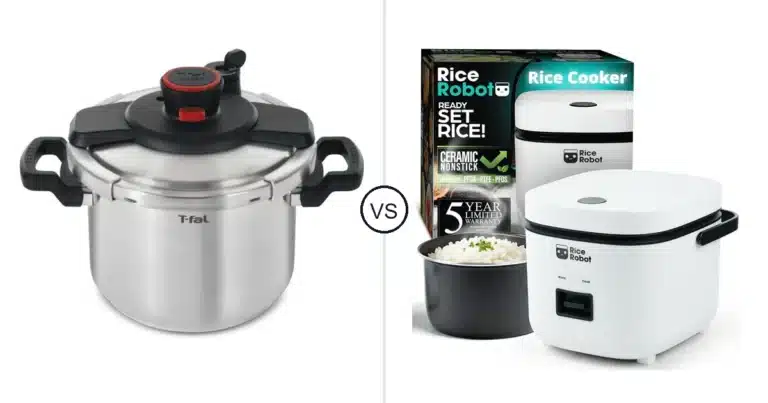 Comparison of T-Fal Clipso Stainless Steel Pressure Cooker and EMSON Rice Robot Personal Rice Cooker