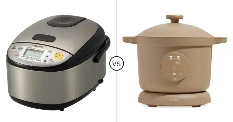 Comparison of Zojirushi Micom 3-Cup Compact Size and Our Place Dream Cooker | 6 Qt Ceramic