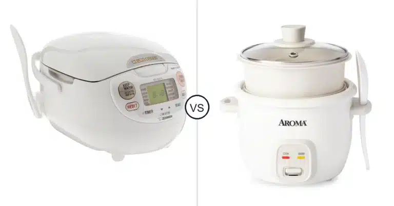 Comparison of Zojirushi NS-ZCC10 and AROMA ® CoreCoat Rice Cooker