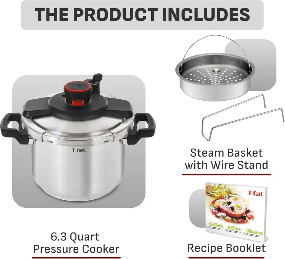 T-Fal Clipso Stainless Steel Pressure Cooker