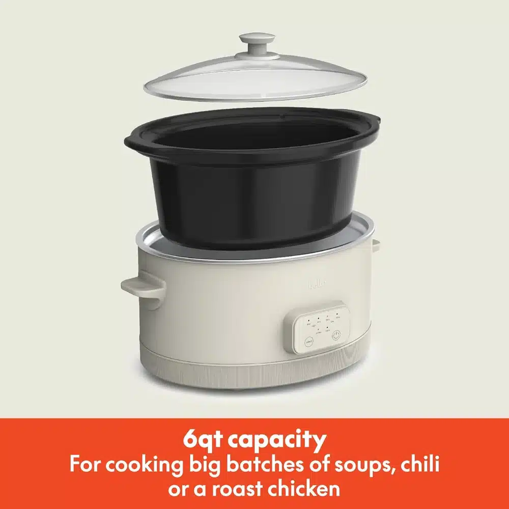BELLA 6.0 Qt Programmable Slow Cooker