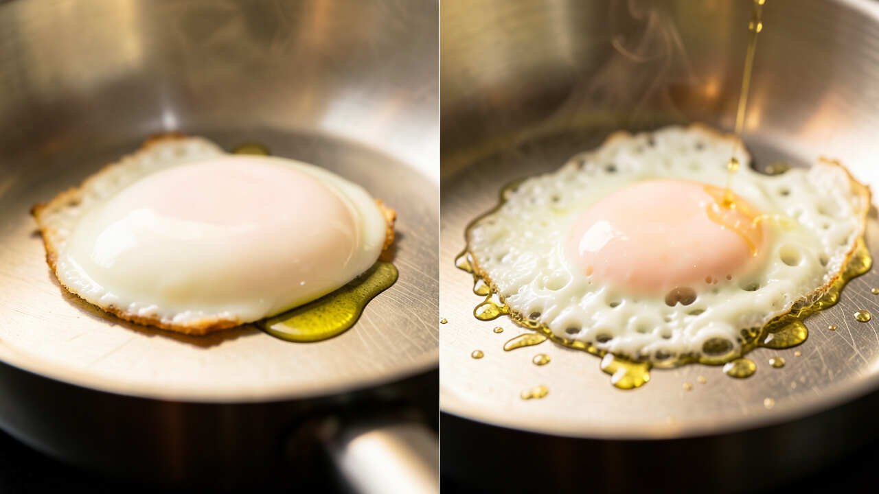 What Your Cooking Oil Does For Eggs