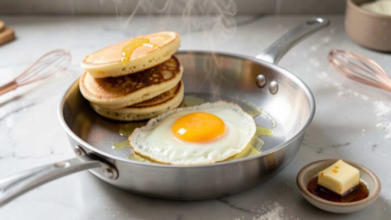 Why Heavy-Bottom Frying Pans Win For Eggs And Pancakes
