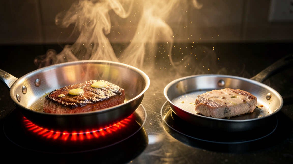 Why Heavy Pans Hold Heat Better