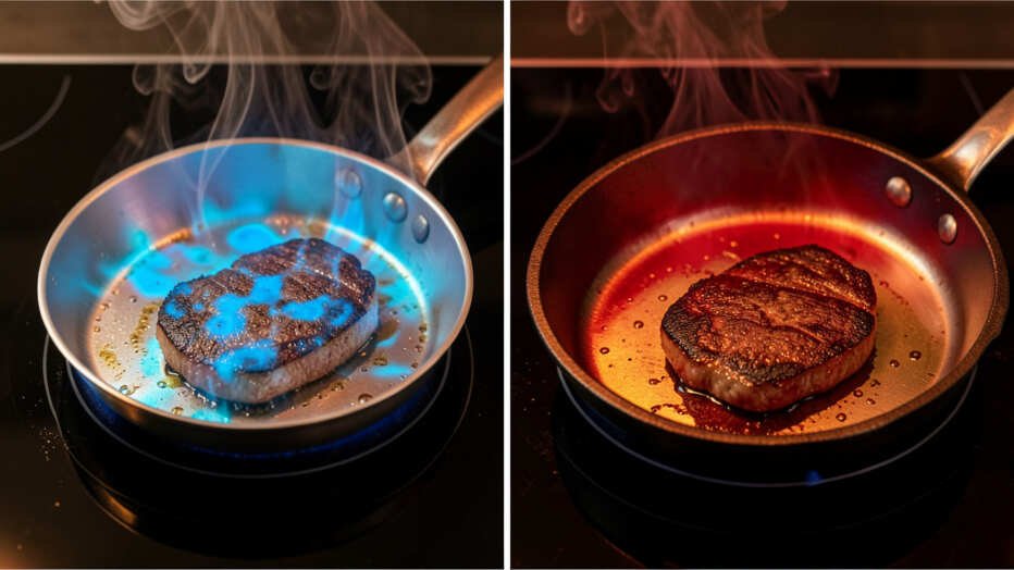 Why Light Pans Cool Down Too Fast for Searing