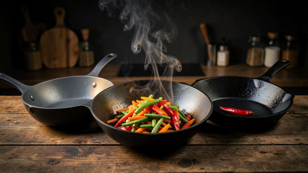 Carbon Steel vs. Non-Stick vs. Cast Iron: A Quick Comparison