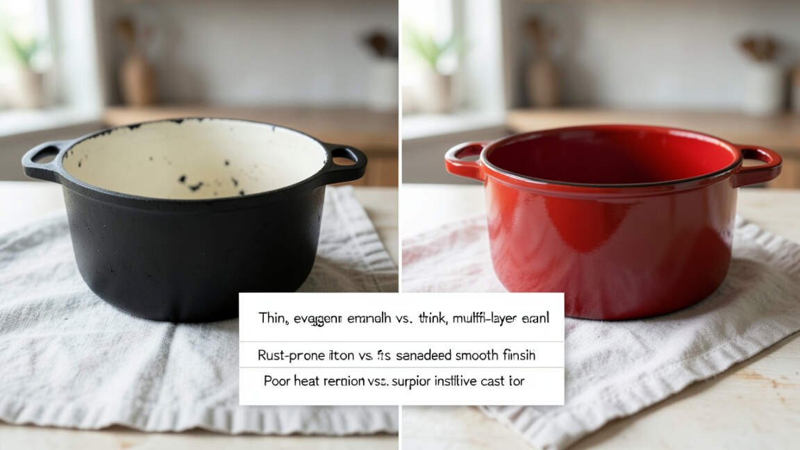 Comparison Table: Cheap vs Premium Dutch Ovens