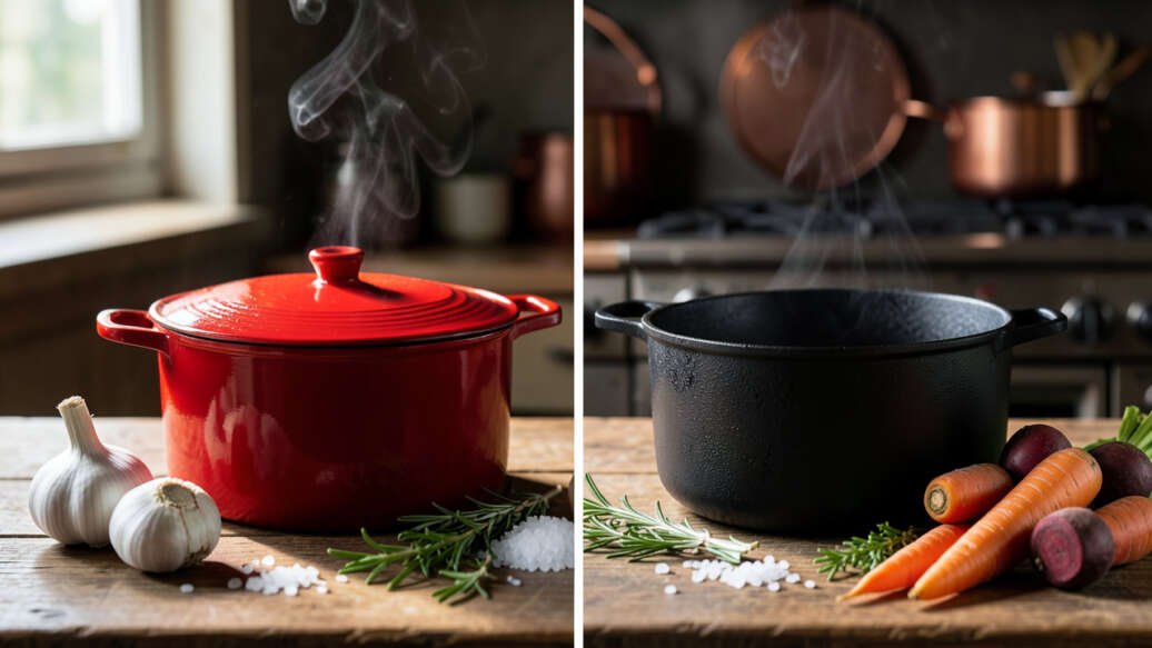 Enameled vs Bare Cast Iron Dutch Oven: The Real Tradeoffs Now
