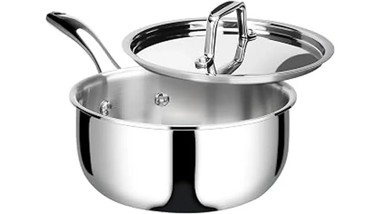 Best Stainless Steel Saucepans Tri-Ply Construction