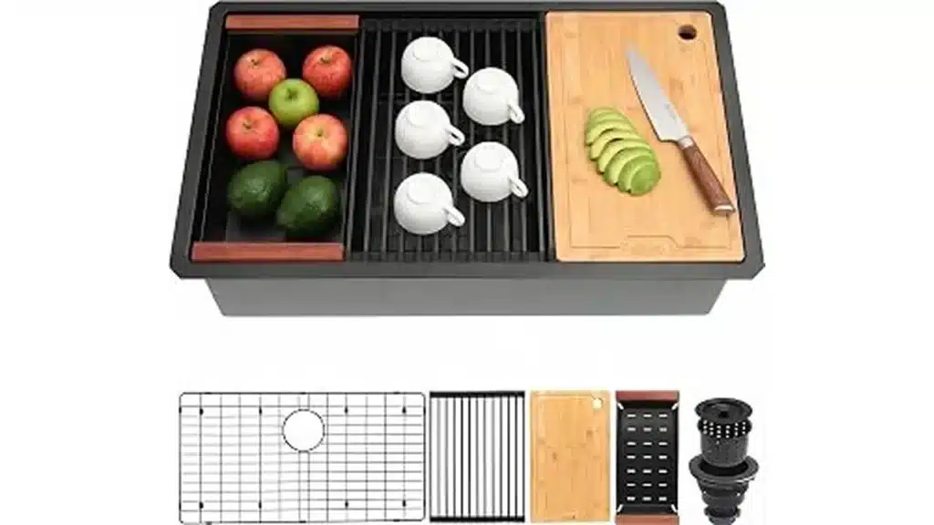 Top 6 Best Workstation Sinks With Integrated Ledge Accessori