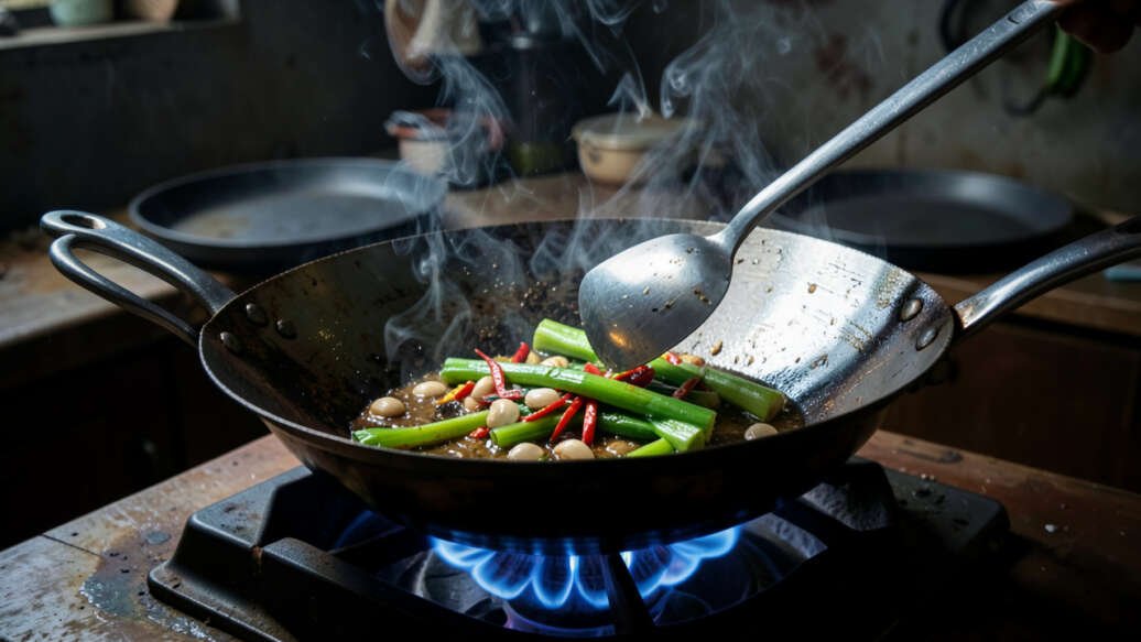 How Does a Carbon Steel Wok Handle High Temperatures?