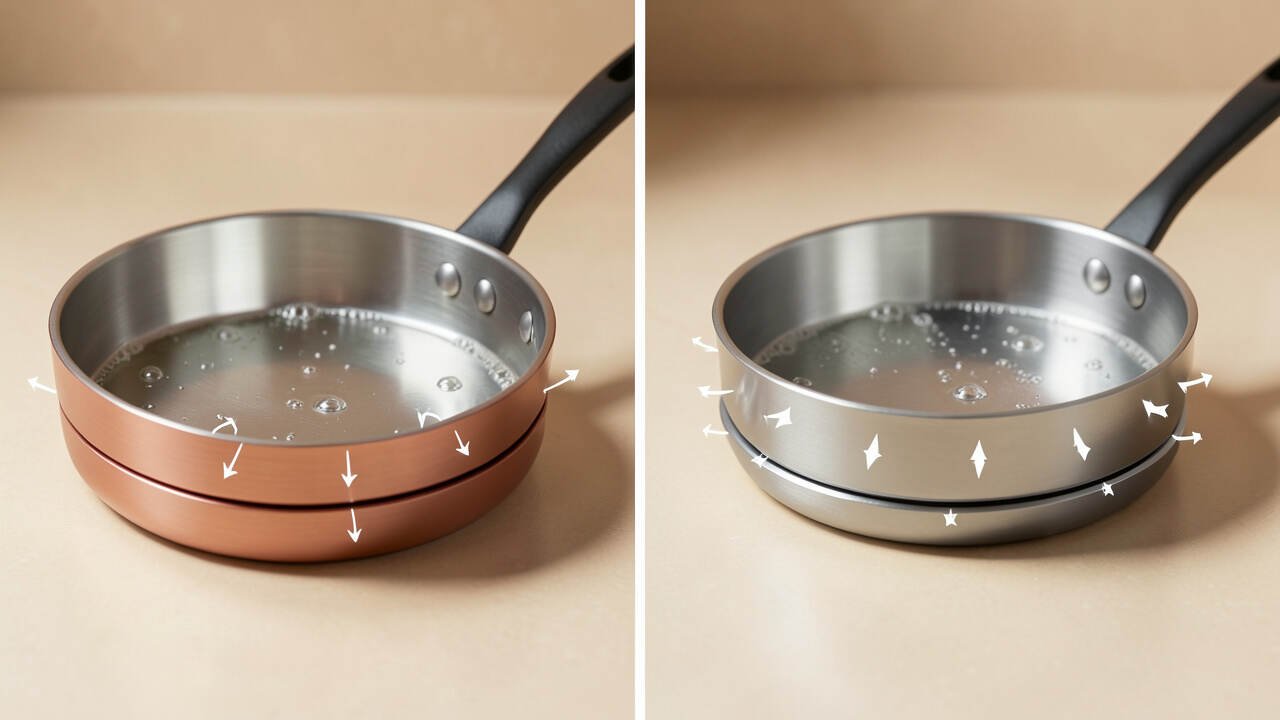 How Does a Disk-Bottom Saucepan Compare?