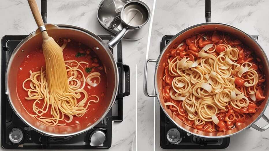 How Does the Insert Affect Sauce Absorption?