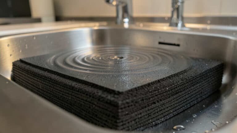 How Heavy Rubber Deadening Pads Prevent Metallic Sink Echoes