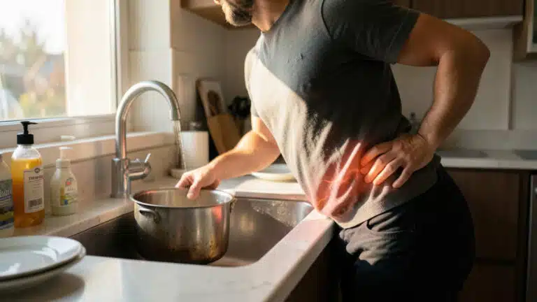 How Kitchen Sink Basin Depth Affects Lower Back Strain Today