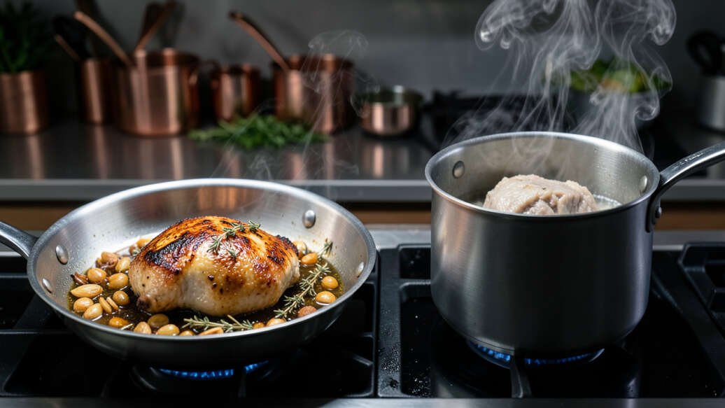 How Tall Pots Ruin Pan-Roasting