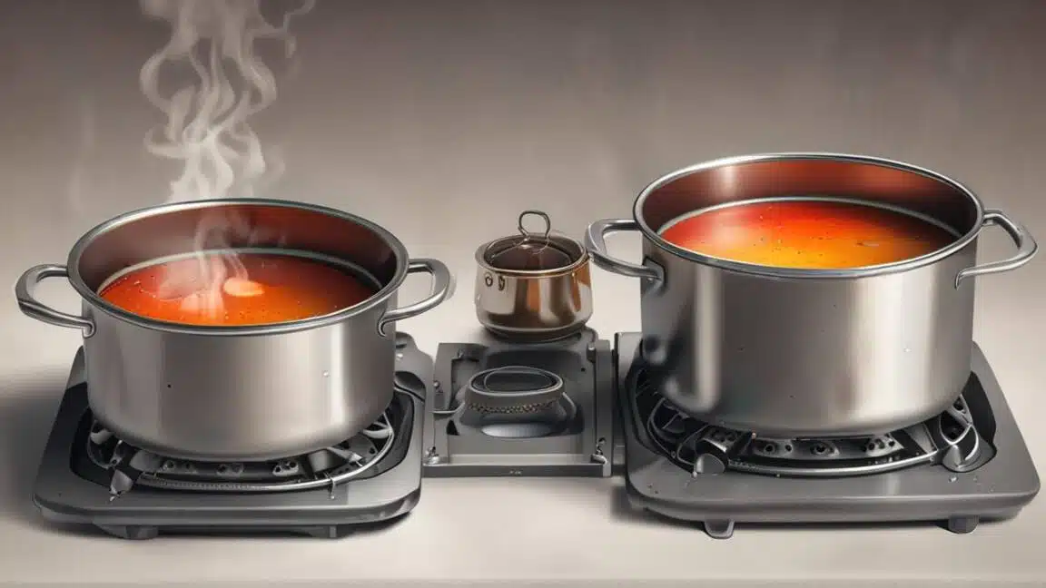 How Thermal Mass Prevents Scorching in Thick Pots