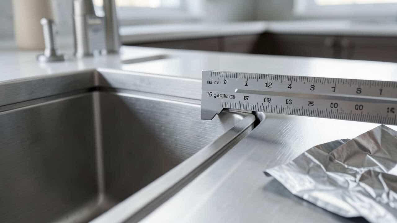 How to Choose Stainless Steel Sink Gauge Without Flimsy Metal