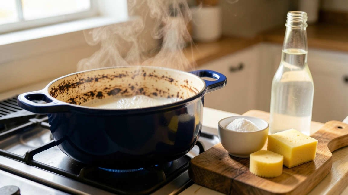 How to Clean a Burnt-On Dutch Oven Using Baking Soda