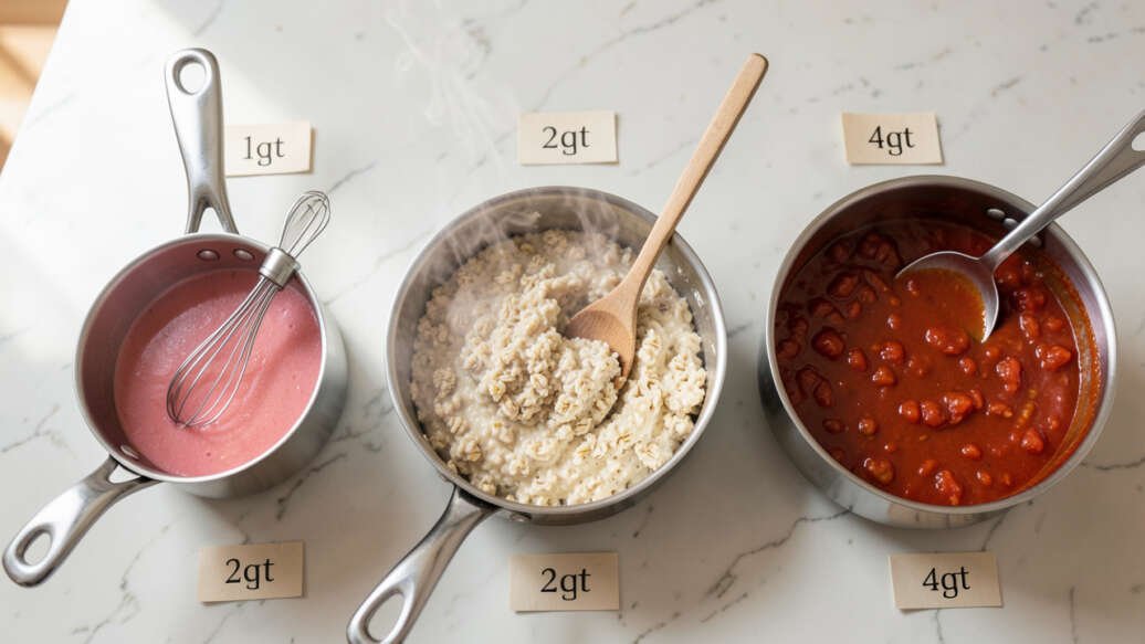 Quick Comparison: 1qt vs 2qt vs 4qt Saucepans
