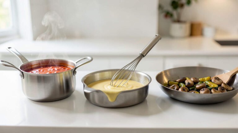 Saucepan vs Saucier vs Sauté Pan: When Each Shape Wins Out