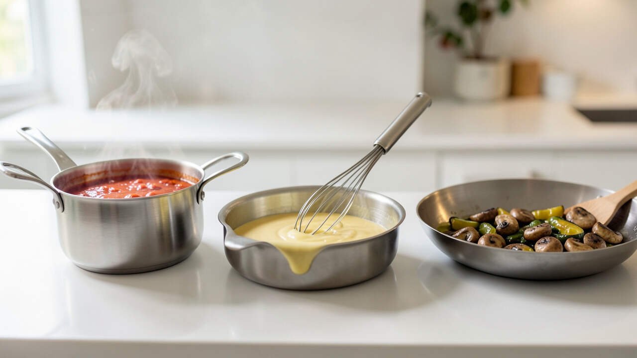 Saucepan vs Saucier vs Sauté Pan: When Each Shape Wins Out