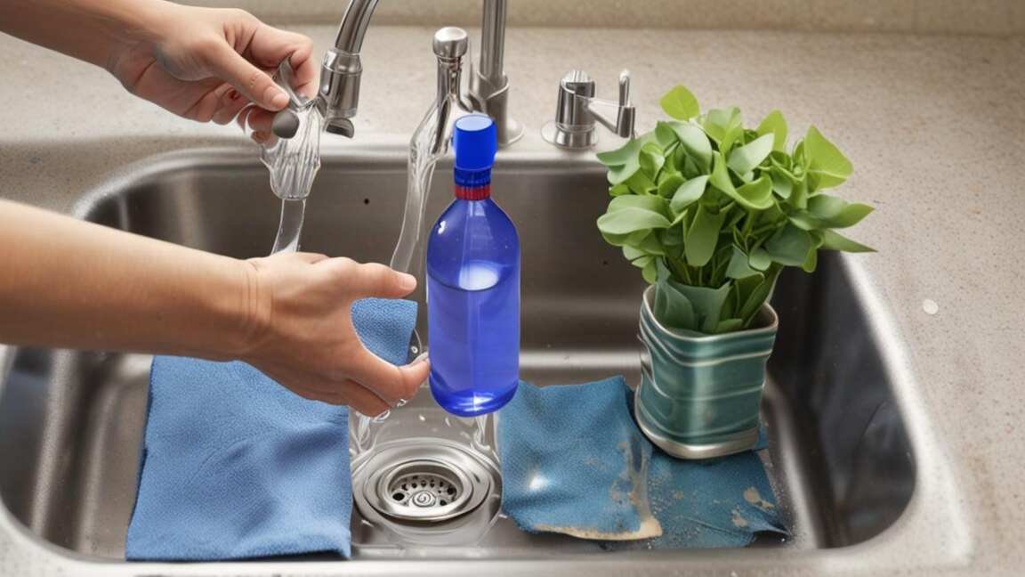 Step 1: Clean the Sink Surface Thoroughly