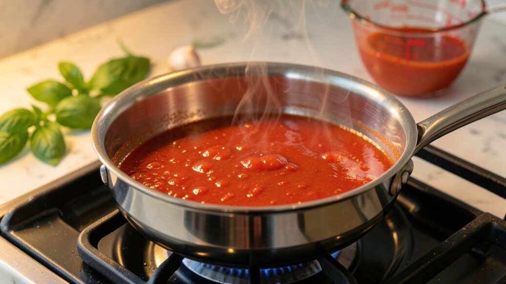 Step-by-Step Process for Perfect Sauce Reduction in a Tri-Ply Pan