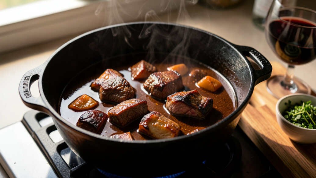 Step-by-Step Process to Sear Then Braise Without Burning Fond