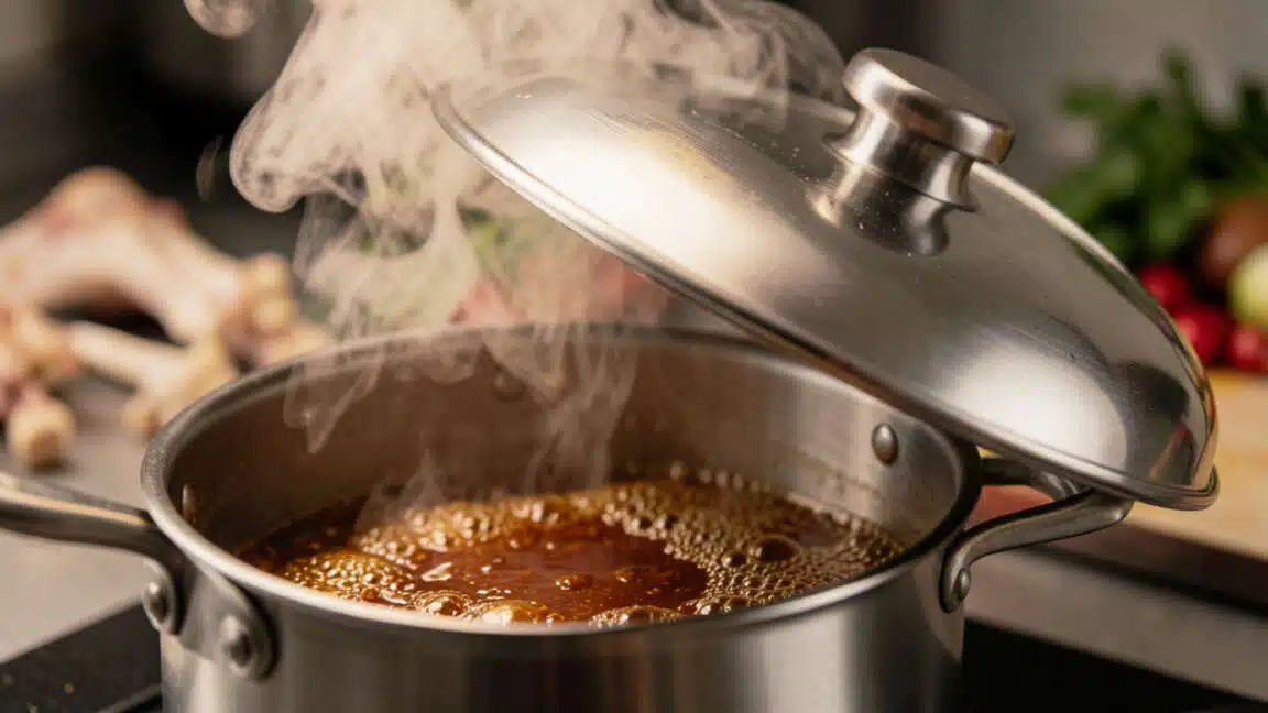 Stockpot Lid Weight: Why Heavy Lids Improve Stock Concentrate