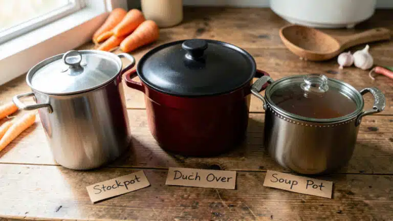 Stockpot vs Dutch Oven vs Soup Pot: Choose the Right Tool