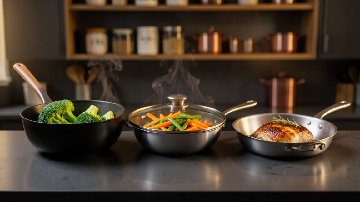 What Is a Wok, Stir-Fry Pan, and Skillet?